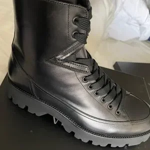 Versace | Shoes | Versace Boots Vitello Neronero | Poshmark display picture 1